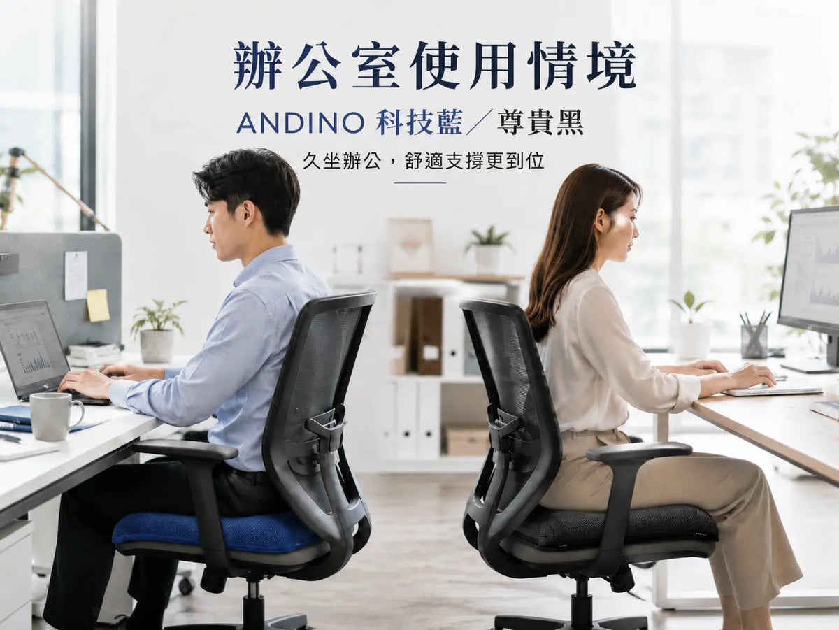 ANDINO 空氣坐墊的辦公室使用情境