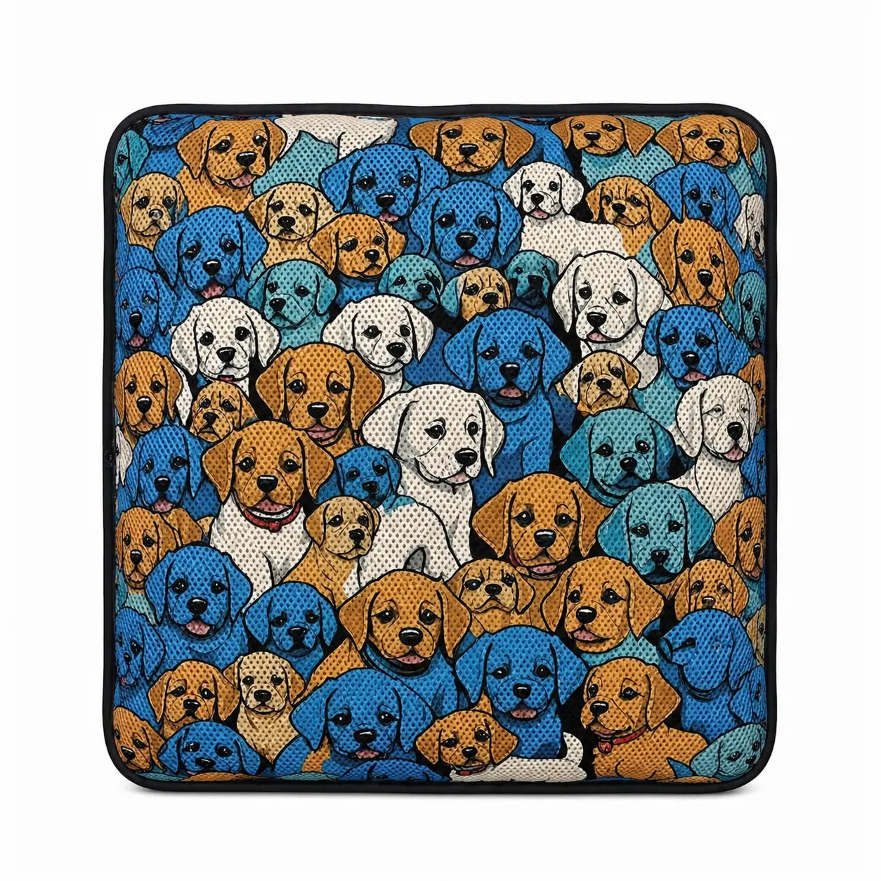 多彩幼犬款空氣坐墊